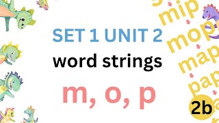 Phonics CVC Word Strings set1 sounds learning to read and write phonics screening check primary KS1 [upl. by Haig]