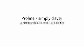 Proline  Simply clever  La manipulation des débitmètres simplifiée [upl. by Puttergill]