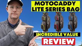 Motocaddy Lite Series Cart Golf Bag  Quick Review [upl. by Leahcimsemaj99]