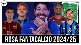 LA MIA ROSA AL FANTACALCIO 202425 SENZA GIOCATORI DELLA JUVENTUS 😱 [upl. by Ahsirat]