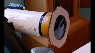 How to Make a Solar Filter for Telescope or Camera [upl. by Dranel984]