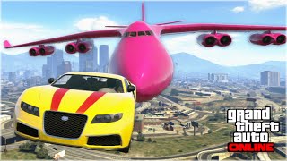 AWESOME GTA 5 STUNTS amp FAILS Funny Moments Compilation [upl. by Hodges]