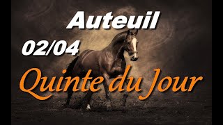 PRONOSTIC PMU QUINTE DU JOUR DIMANCHE 2 AVRIL 2023 [upl. by Leinadnhoj]