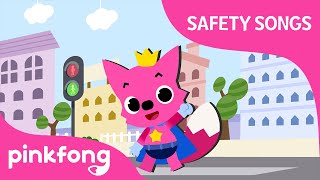 Traffic Safety Song  Pinkfong Safety Rangers  Pinkfong Songs for Children [upl. by Ahsitil455]