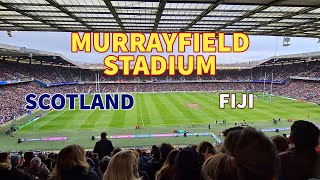 MURRAYFIELD STADIUM VLOG Scotland vs Fiji [upl. by Balcer734]