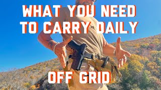 How to ALWAYS to be PREPARED when l living Off Grid [upl. by Eidnil629]