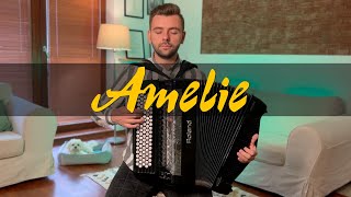 Yann Tiersen  La Valse dAmelie Accordion Cover [upl. by Idonah785]