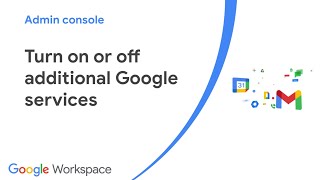 Turn on or off additional Google Services [upl. by Shirlee]