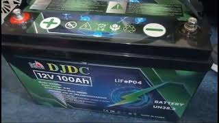 DJDC LiFePo4 Lithium Battery price in Bangladesh  12v 100 Ah Lithium Battery [upl. by Gussi959]