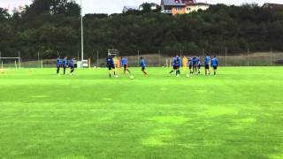 Aufwärmübung Passübung  Fußballtraining Julian Nagelsmann 1899 Hoffenheim Trainingsübung [upl. by Arodoeht123]