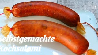 Selbstgemachte Kochsalami [upl. by Melac64]