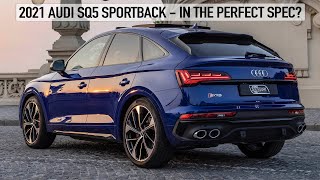 2021 AUDI SQ5 SPORTBACK  BEST SPEC ON THE 700NM COUPÉSUV Navarra blue  black optics [upl. by Nirik]