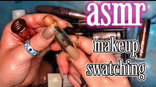 ASMR Makeup Collection💄 Rummaging amp Swatching  No Talking Tapping amp CloseUp Sounds [upl. by Sej]