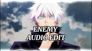 Enemy  imagine dragons edit audio [upl. by Mis183]