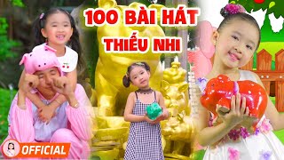 100 Bài Hát Thiếu Nhi Sôi Động Cho Bé Ăn Ngon 🚑 Con Heo Đất 🚒 Bé Tập Đánh Răng [upl. by Yenahc]