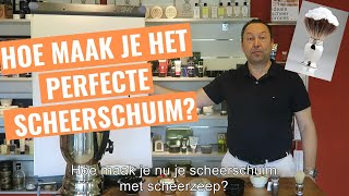 HOE MAAK JE HET PERFECTE SCHEERSCHUIM  Manandshavingnl [upl. by Ynneb630]