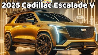 Luxury 2025 Cadillac Escalade VSeries ⚡️ New Facelift Specs Changes Reviews [upl. by Eirameinna522]