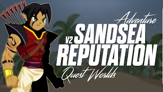 【AQW】SANDSEA REPUTATION V2 GrimLite Li V21  AQWorlds 2023 [upl. by Eked]