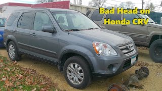 Replacing the Head on a Honda CRV [upl. by Nonek]