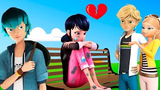 Miraculous ladybug and Cat Noir love story movie Chloe Luka season Marinette doesnt know what to do [upl. by Hgielanna525]