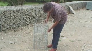 How to assemble a Gabion in 4 mins USA [upl. by Miuqaoj]