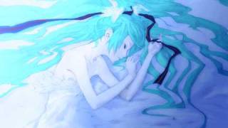 Hatsune Miku  Last night Good Night KaraokeOff vocal version [upl. by Haidej635]