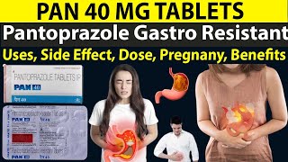 Pan 40 tablet uses in hindi Pantoprazole 40 mg Uses Benefits Dose Side Effects Pregnancy [upl. by Januisz]