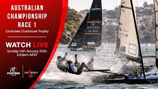 18 FOOTERS  AUSTRALIAN CHAMPIONSHIP RACE 1 [upl. by Figone]