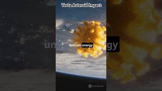 What if Vesta Asteroid hit Earth asteriod planetfacts shortsshortbetaytshorts [upl. by Rialcnis]