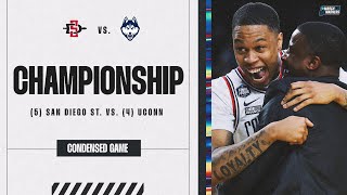 UConn vs San Diego State  National Championship NCAA tournament extended highlights [upl. by Arised]