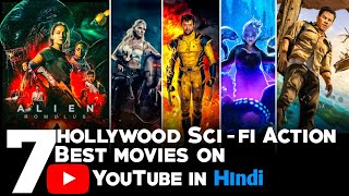 Top 7 Best Scifi Action Hollywood Movies in Hindi  2024 Hollywood Movies [upl. by Hamo439]