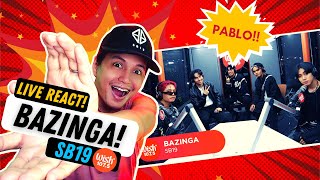 SB19 performs “Bazinga” LIVE on Wish 1075 Bus LIVE FANBOY REACTION [upl. by Namad851]