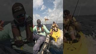 Watch your Toes Smoker kingfish kayak fishing Florida kayak florida kayakfishing kayakangler [upl. by Yennaiv]