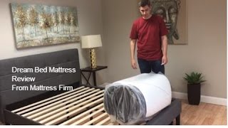 Dream Bed Mattress Review the Mattress in a box from MATTRESS FIRM [upl. by Sello221]