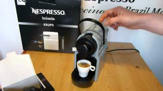 Pressogno Kaffeekapsel in Nespresso INISSIA Maschine [upl. by Mindi]