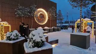 Helsinki Outlet Winter Walk 2024  Christmas Shopping In Helsinki  Insta360 Ace Pro 4k30 PureVideo [upl. by Sherline]