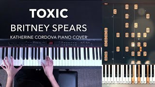 Britney Spears  Toxic  Katherine Cordova  Piano Tutorial  Piano Cover [upl. by Ibrab488]