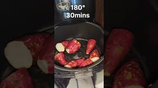 Sweet potatoes in Airfryerroasted sweet potato in Airfryer sweetpotatochilakadadhumpa [upl. by Akirdnuhs456]