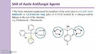 SAR of Azole Antifungal agents [upl. by Nohtanhoj]