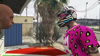 GTA Online  Misiones Pizza This y tuneo de moto [upl. by Ellenohs]