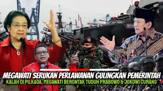 Megawati Serukan Perlawanan Gulingkan Prabowo TNIPOLRI Siaga 1 PILKADA Kalah PDIP Tuduh Dicurangi [upl. by Nivlak]