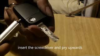 Key Fob battery replacement SkodaVAG [upl. by Martz]