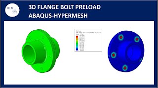 How to create bolt preload with Hypermesh and Abaqus [upl. by Ardy80]