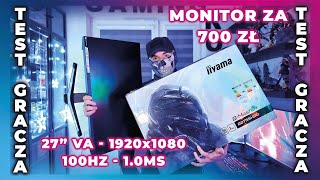 Monitor iiyama G2755HSU 27quot 1920x1080 VA 100Hz 10 ms Tani monitor dla graczy Prezentacja [upl. by Laaspere]