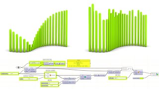 Rhino 6 and Grasshopper Variable Height along Curve 2 options [upl. by Jaquiss]