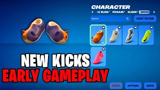 Another NEW Set Of Fortnite Kicks EARLY GAMEPLAY 👟 Should You Buy Them [upl. by Esej]