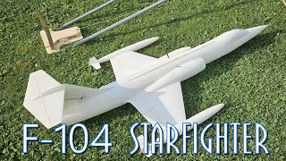 F104G Starfighter RC 3D Printed  Maiden [upl. by Ehcar]