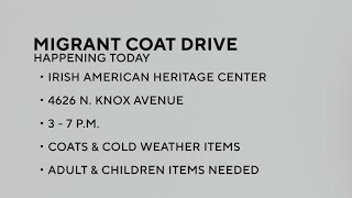 Irish American Heritage Center hosting Migrant Coat Drive on Chicagos Far North Side [upl. by Tacy]