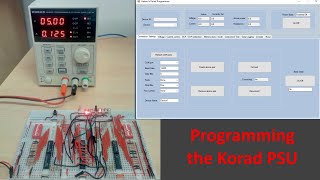 My Korad PSU programer [upl. by Pansie507]