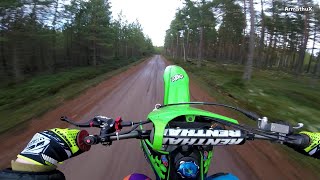 Kawasaki KX250F 4Stroke  Power Wheelie Adventure GoPro [upl. by Hizar]